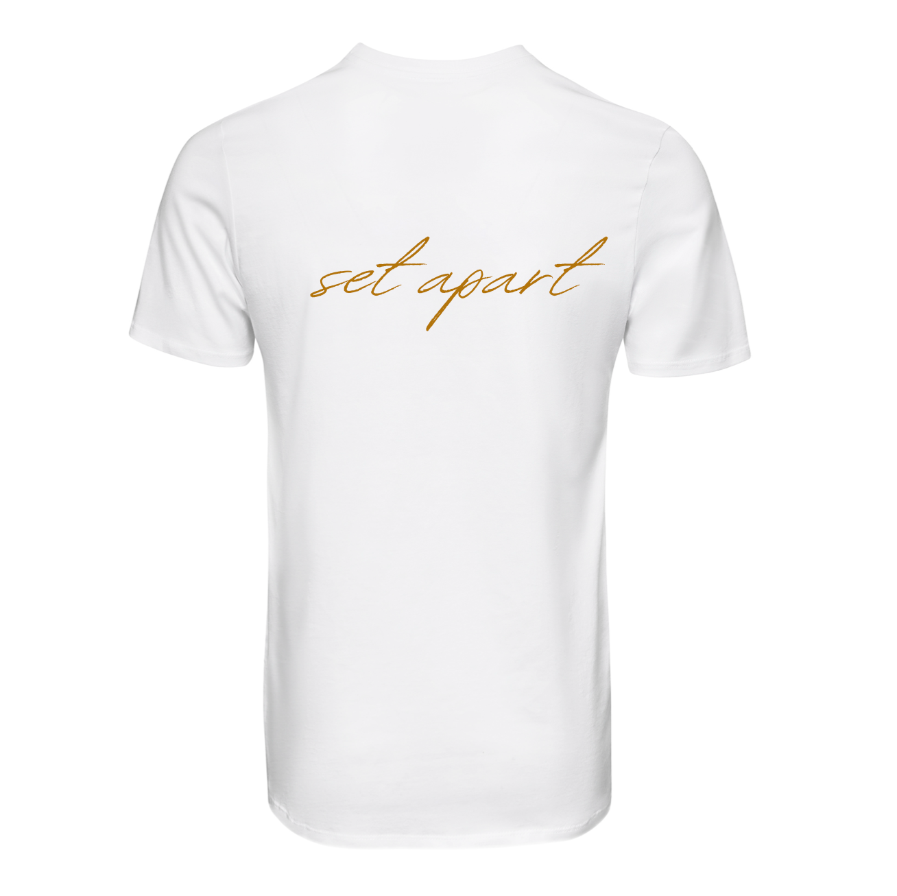 "Set Apart" White & Gold T-Shirt