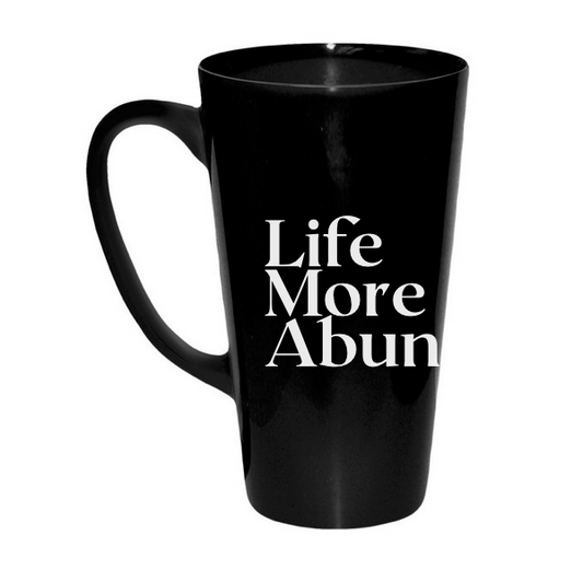 Life More Abundantly Latte Mug
